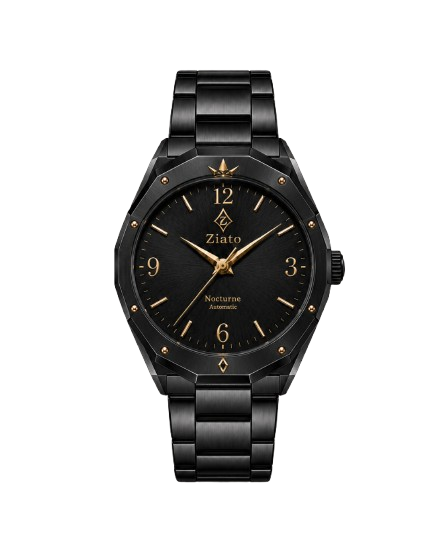 Ziato Nocturne Uhr mit dunklem Design